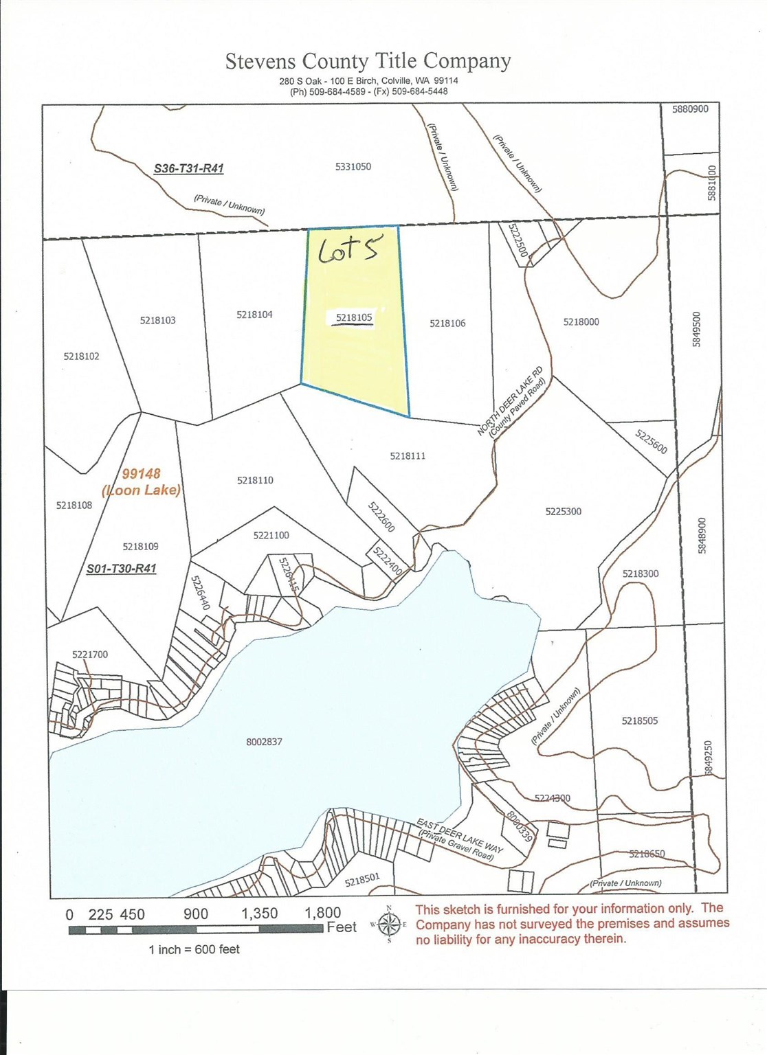 4139 North Deer Lake Road, Unit LOT 5 Loon Lake, WA 99148 - Photo 3 of 16