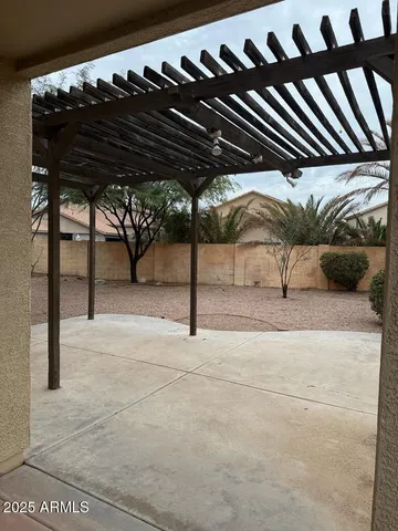 a view of a ceiling fan