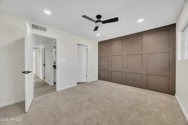 a view of empty room