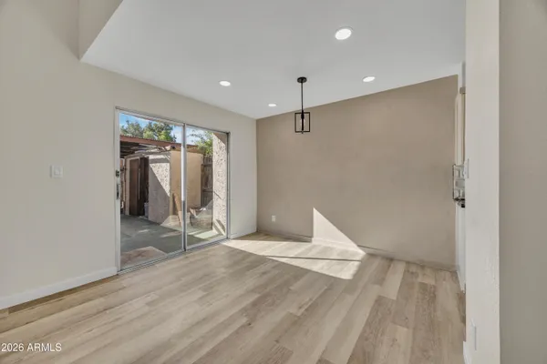 a view of empty room