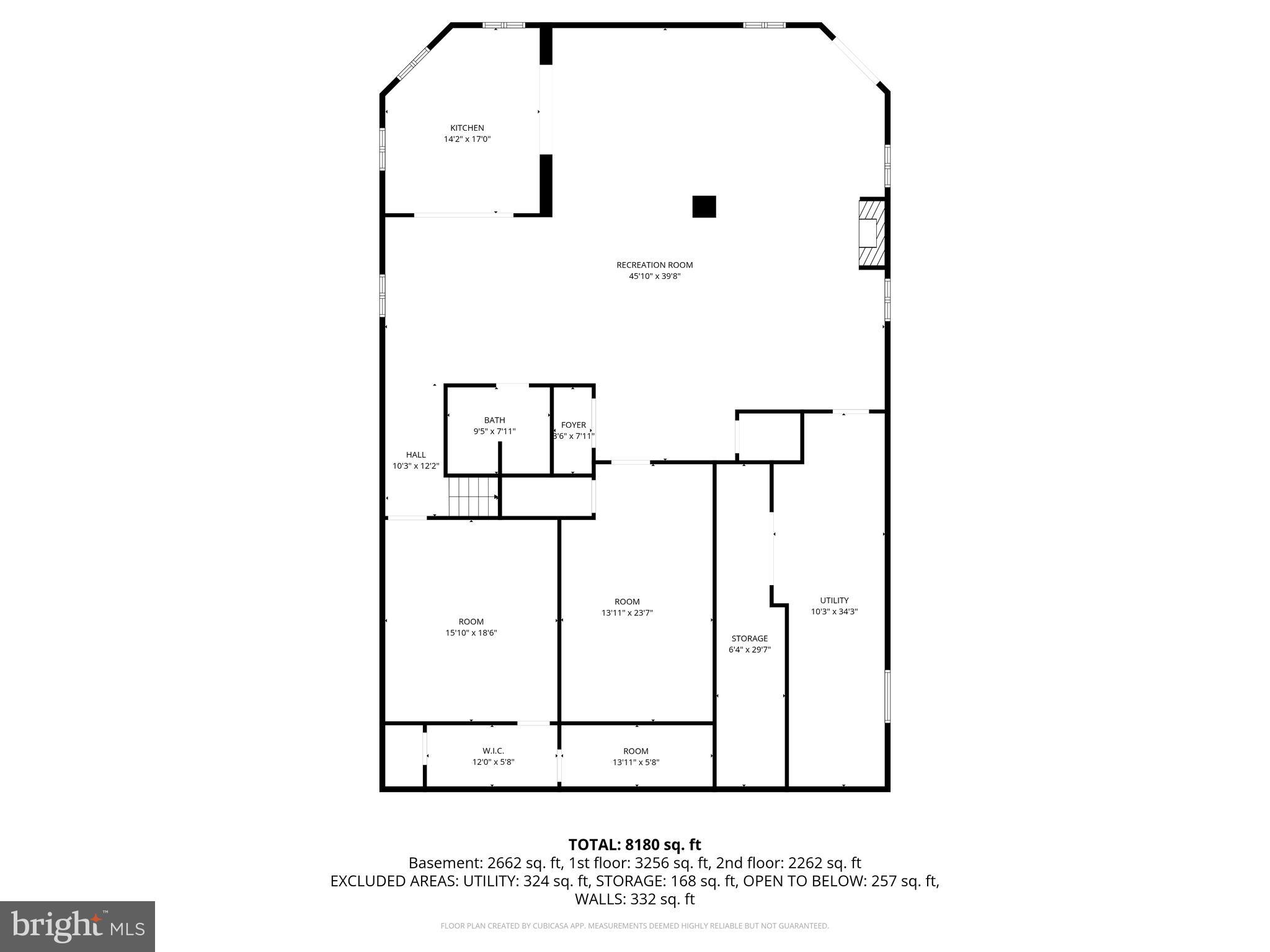 1501 Shore Road Middle River, MD 21220 - Photo 80 of 81 Lower level floor plan