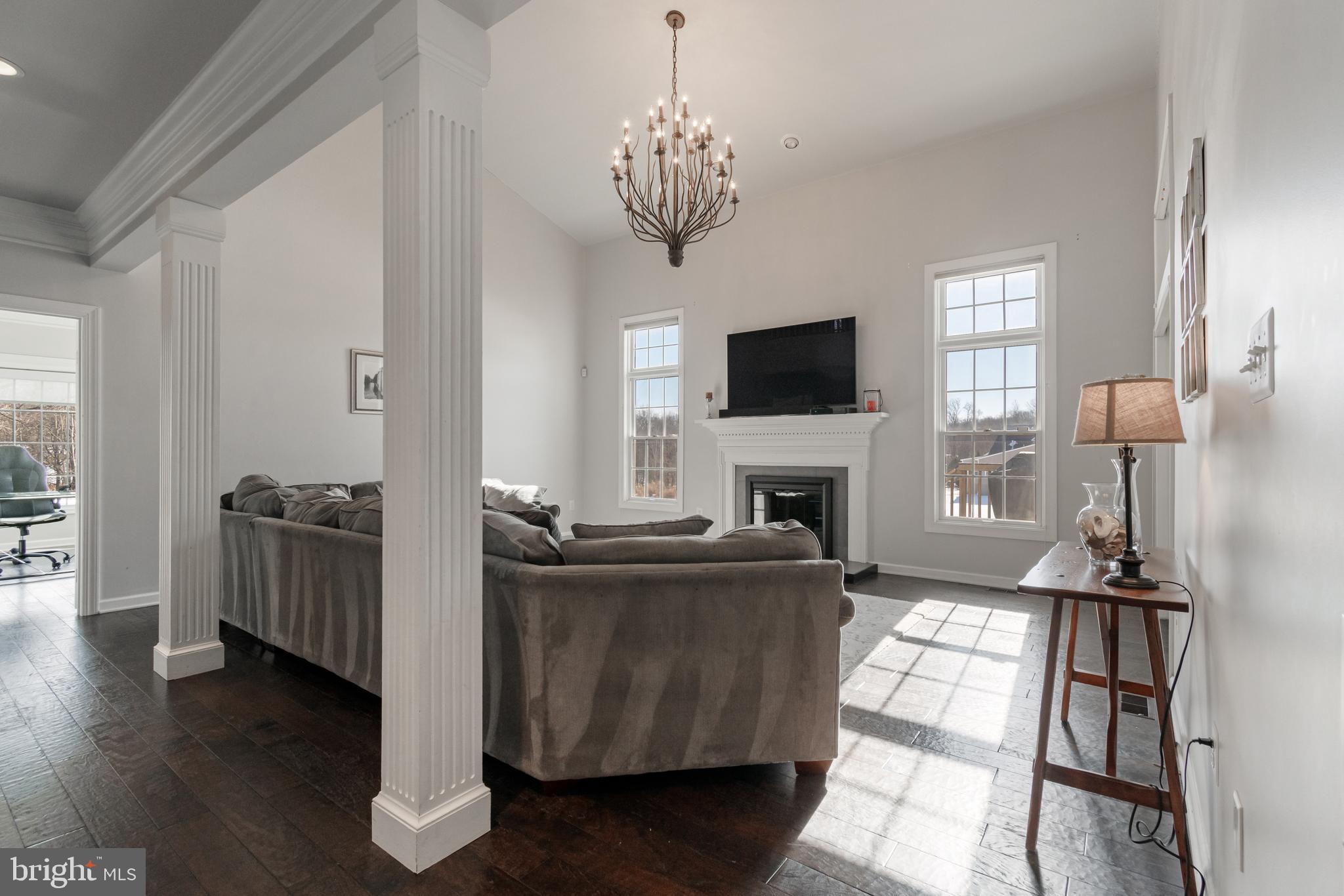 12911 Buckeye Drive North Potomac, MD 20878 - Photo 9 of 74 a living room with furniture and a flat screen tv