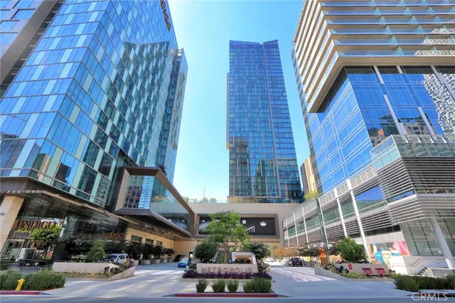 a front view of a building