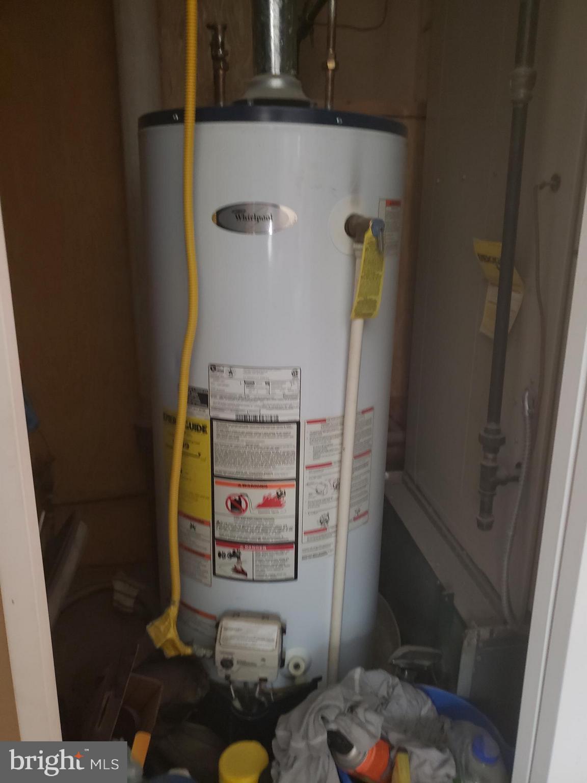The hot water heater