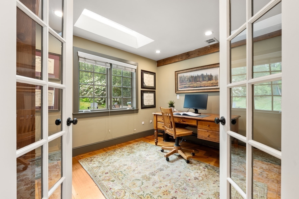 41 Longmeadow Road Wellesley, MA 02482 - Photo 20 of 41 a view of a workspace with furniture and a window