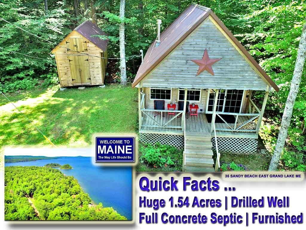35 Sandy Beach Road Danforth, ME 04424 - Photo 1 of 53 lake-property-east-grand-ma