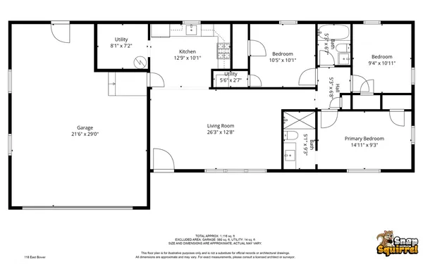 $189,900 | 118 East Bower Street, Oreana, IL 62554