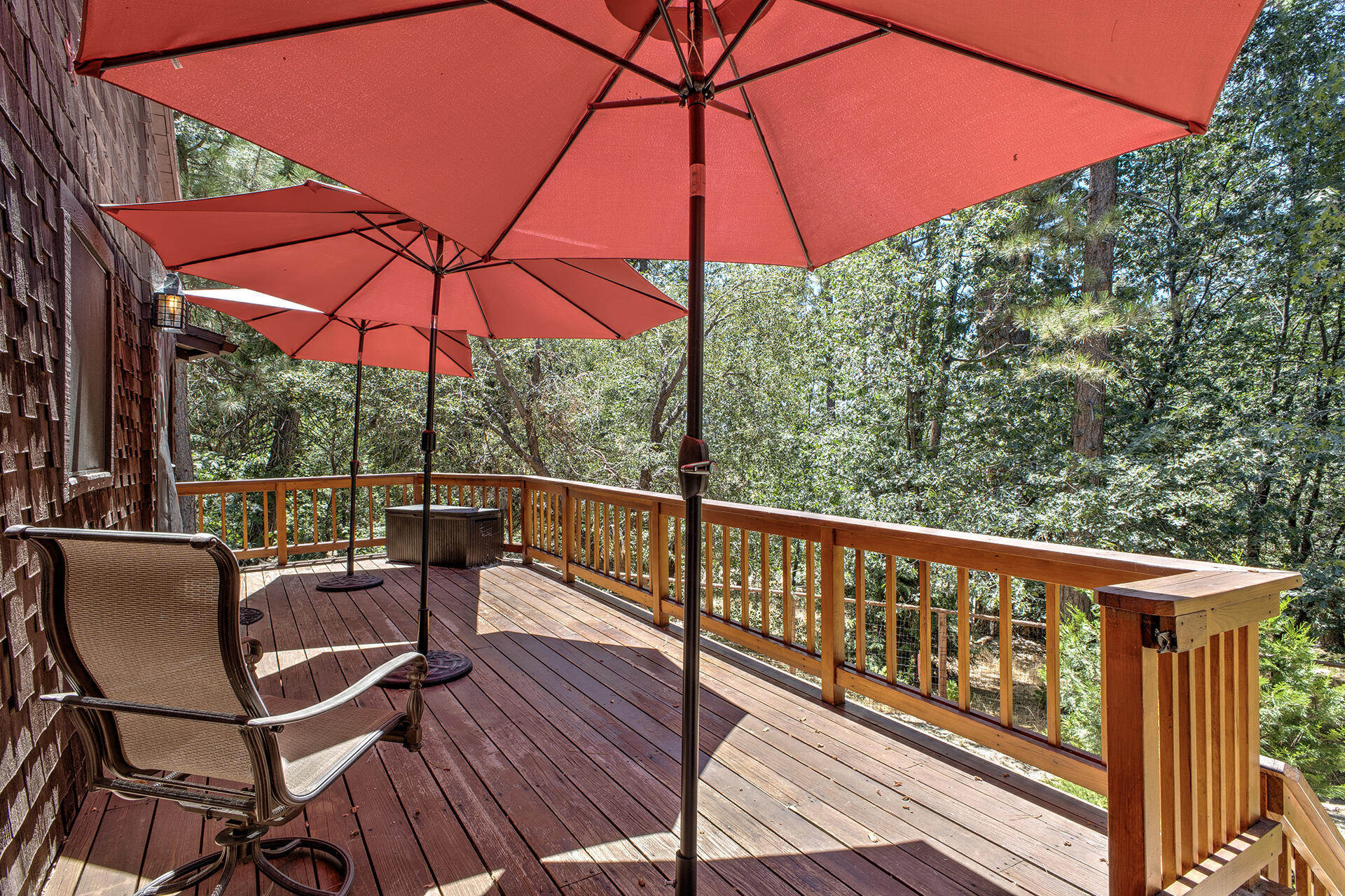 25395 Lodge Road Idyllwild, CA 92549 - Photo 20 of 53 a view of a two chairs in the balcony