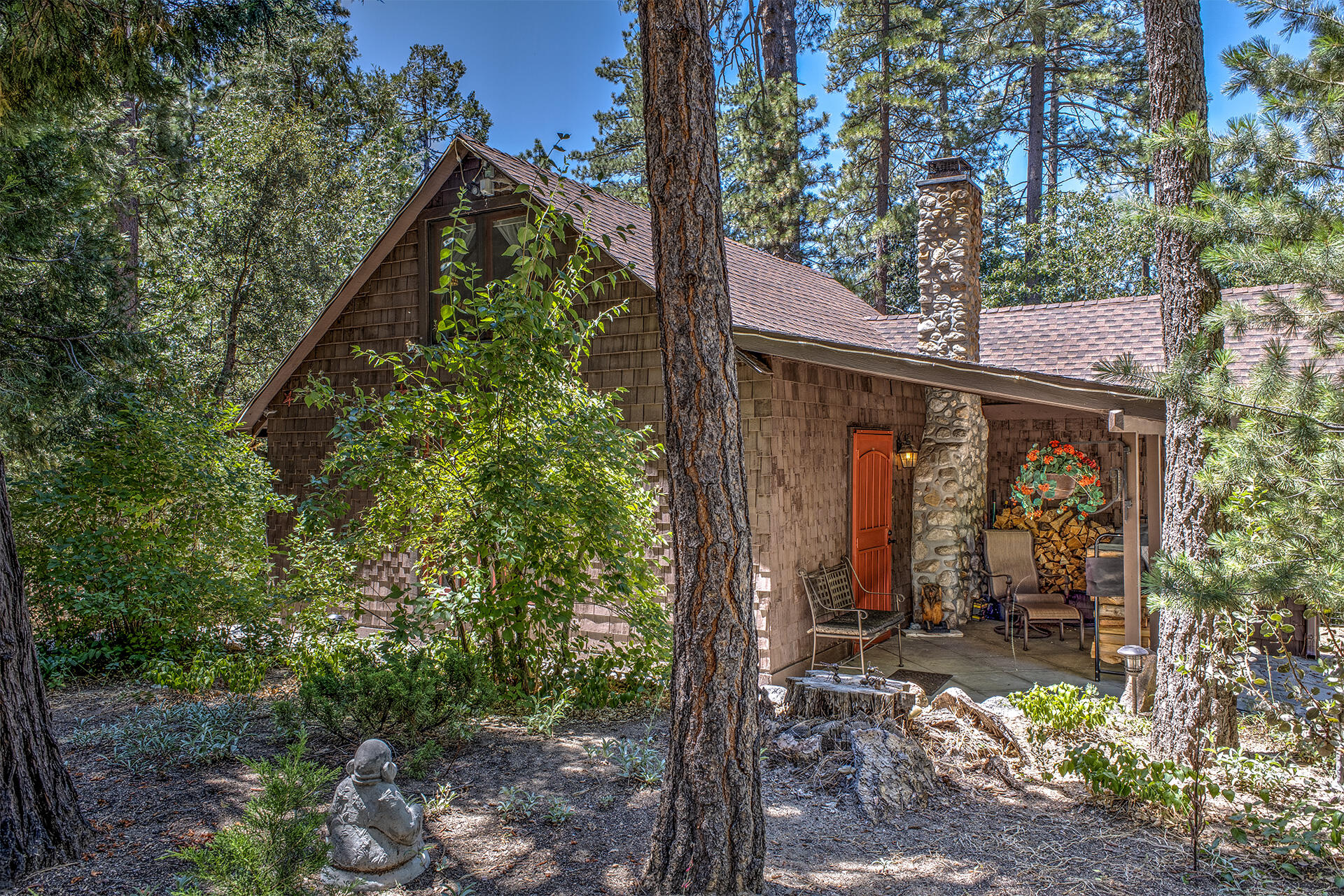 25395 Lodge Road Idyllwild, CA 92549 - Photo 50 of 53 a view of a house with backyard