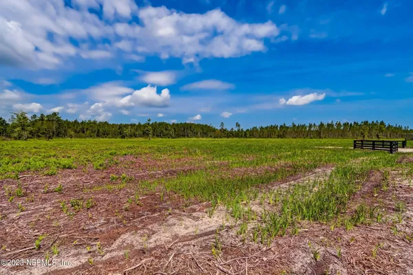a view of an outdoor space and a yard