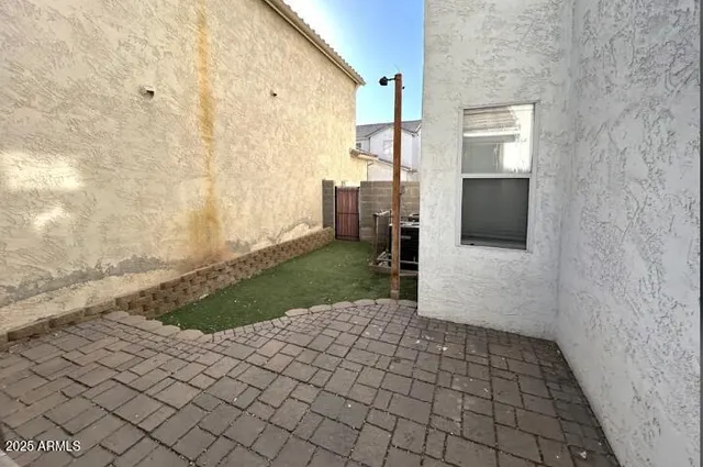 a view of a entrance