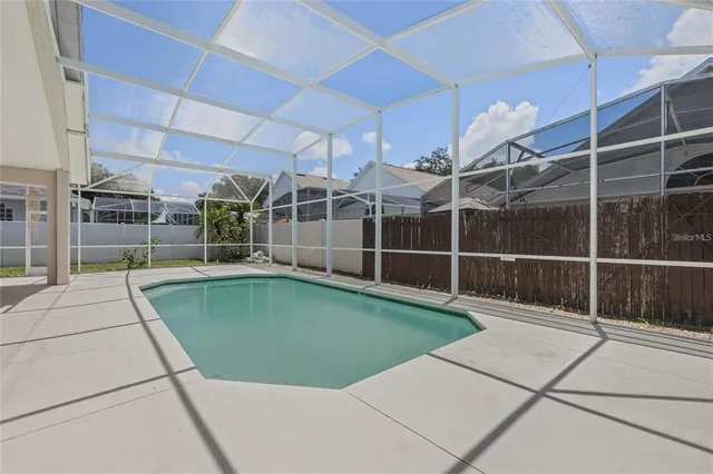 a view of a swimming pool