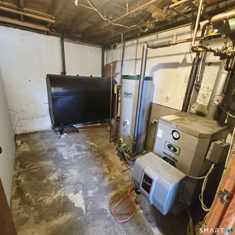 a view of storage and utility room