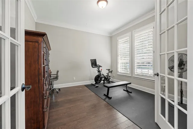 a room with furniture and a window