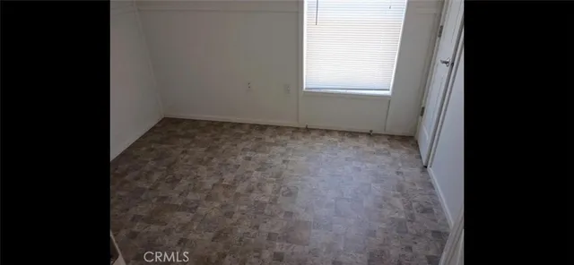 a view of a small space with window