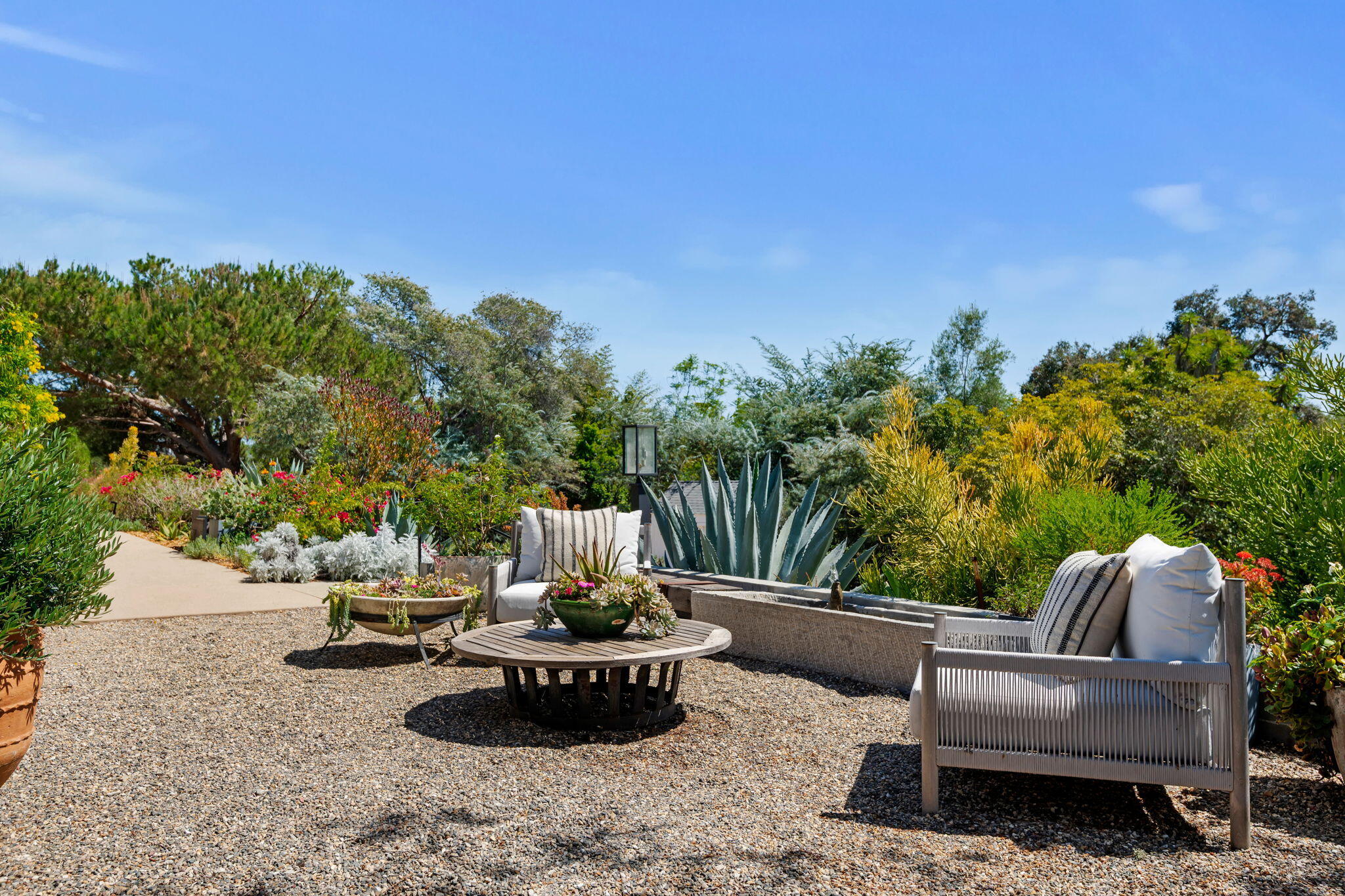 840 San Roque Road Santa Barbara, CA 93105 - Photo 45 of 68 Front Yard Facing Lower Front Yard
