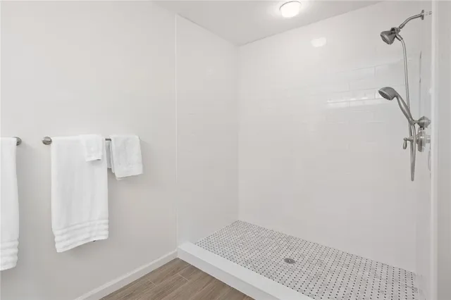 a view of room with walk in closet