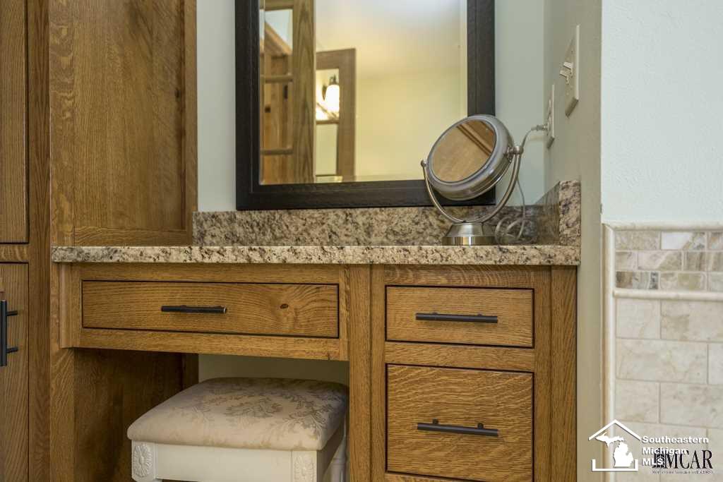 1845 West Sterns Road Temperance, MI 48182 - Photo 32 of 45 Makeup Area in Master