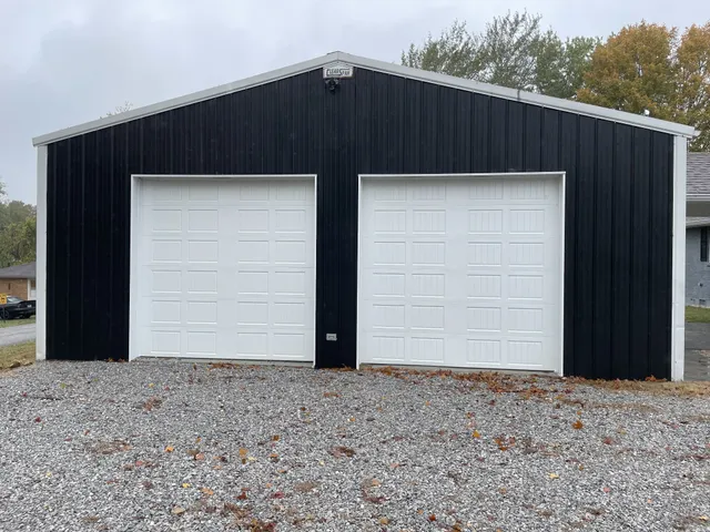 a front view of house