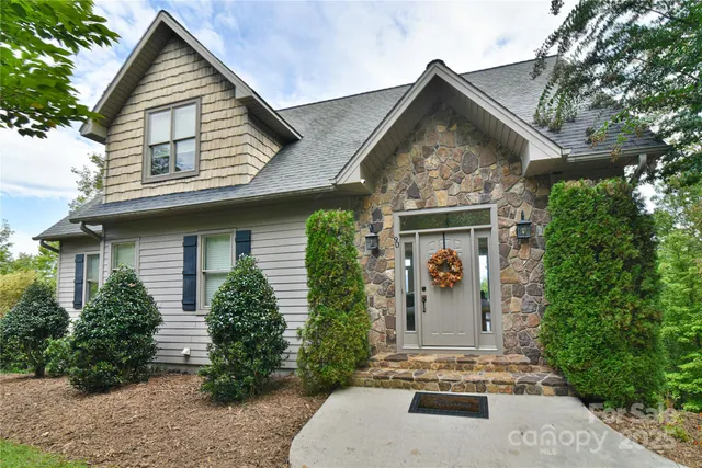 a view of a yard with an outdoor space