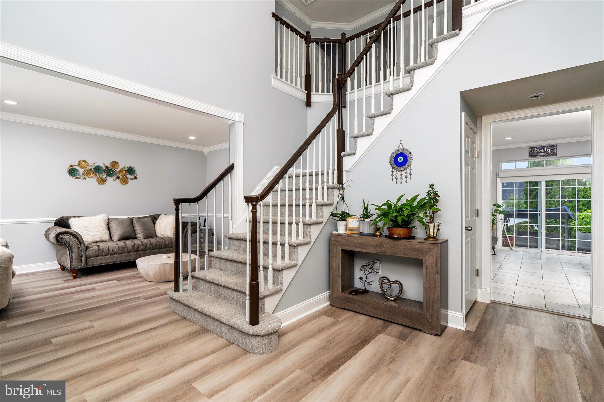 12 Wendover Road East Windsor, NJ 08520 - Photo 2 of 51 Inviting entryway with elegant staircase.