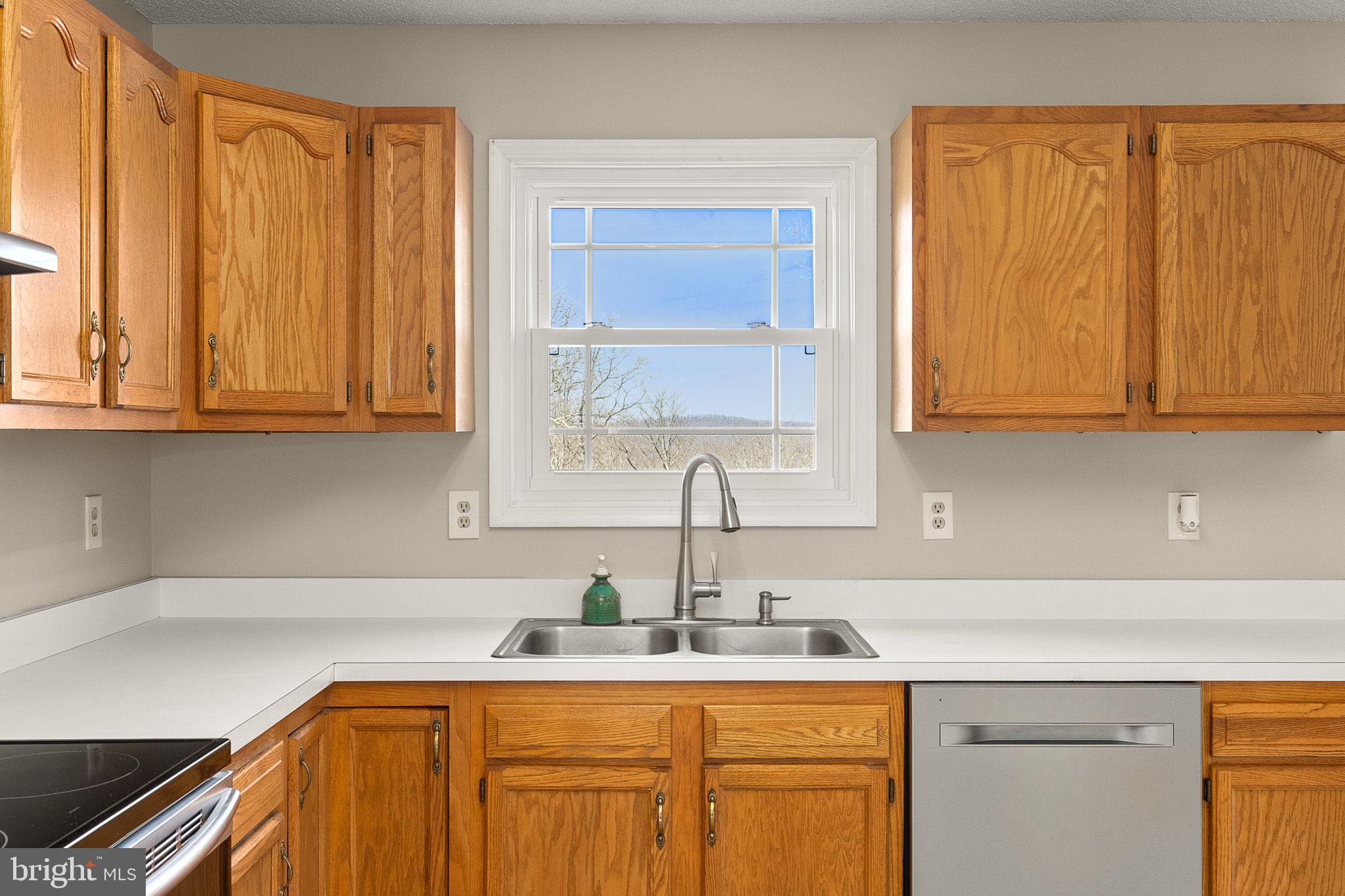 80 Scotsmans Glen Road Capon Bridge, WV 26711 - Photo 7 of 33 Kitchen has New dishwasher, window looks over back