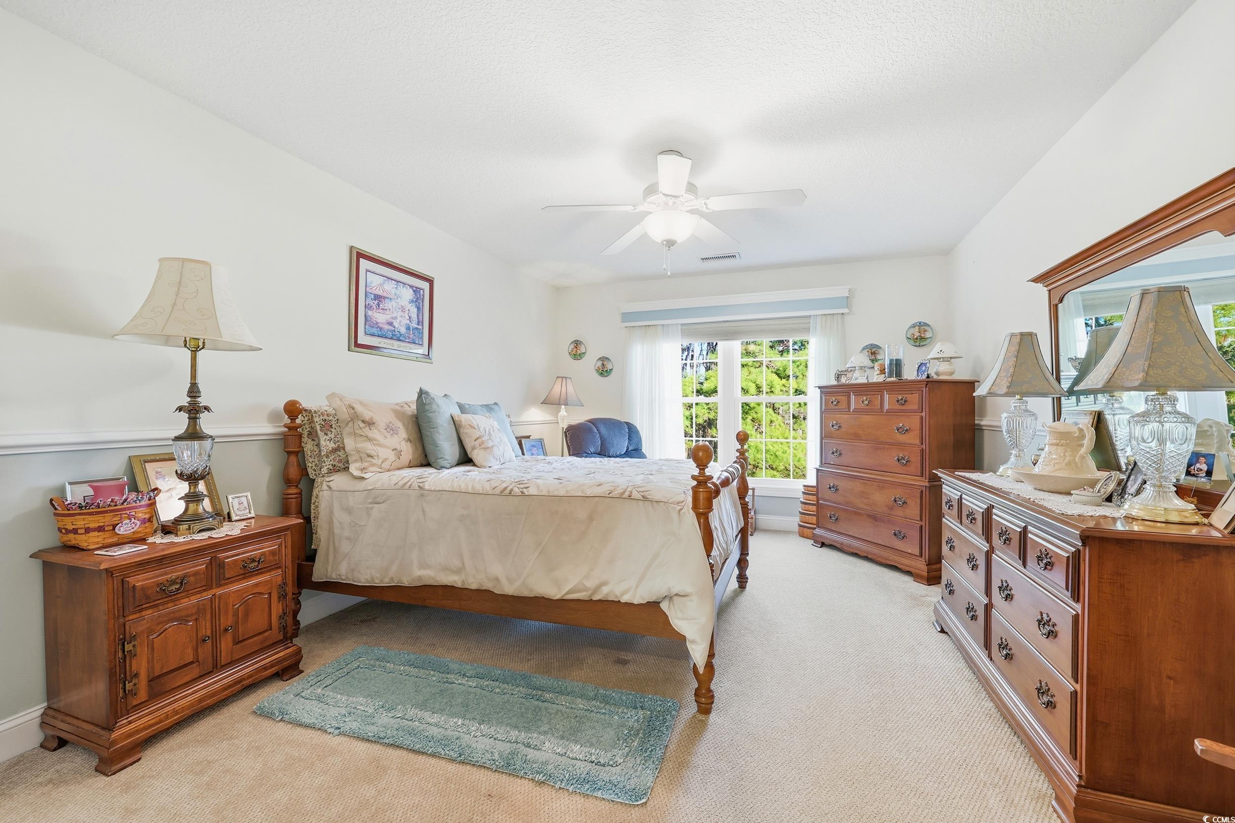 452 Deer Watch Circle Longs, SC 29568 - Photo 25 of 39 Bedroom with a ceiling fan and light colored carpet