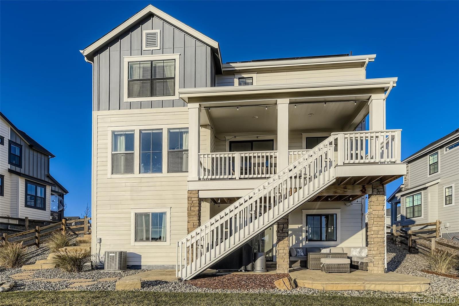 1126 Williams Loop Elizabeth, CO 80107 - Photo 40 of 50 a front view of a house with a yard