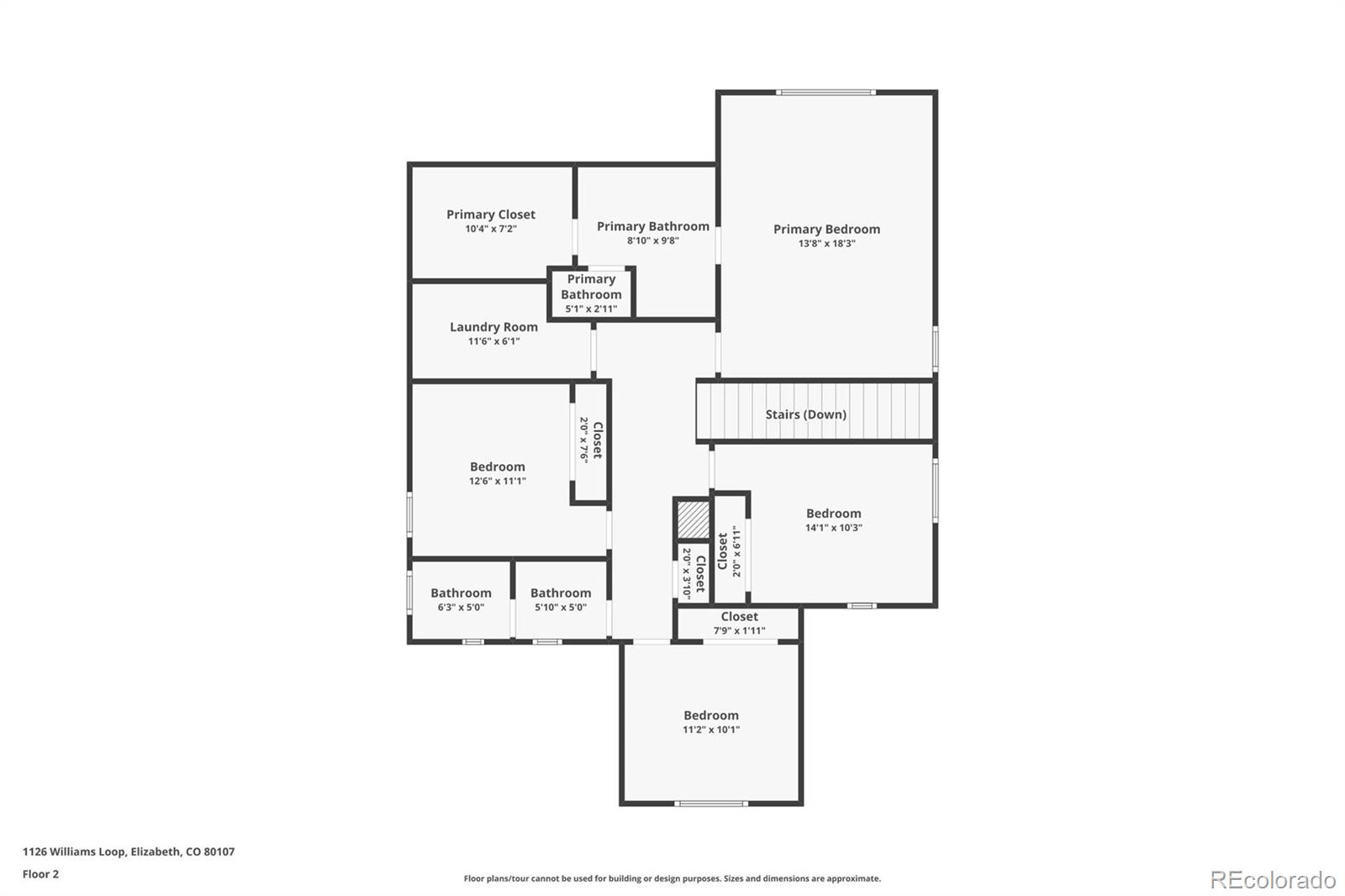 1126 Williams Loop Elizabeth, CO 80107 - Photo 49 of 50 a picture of a cabinet with a floor plan