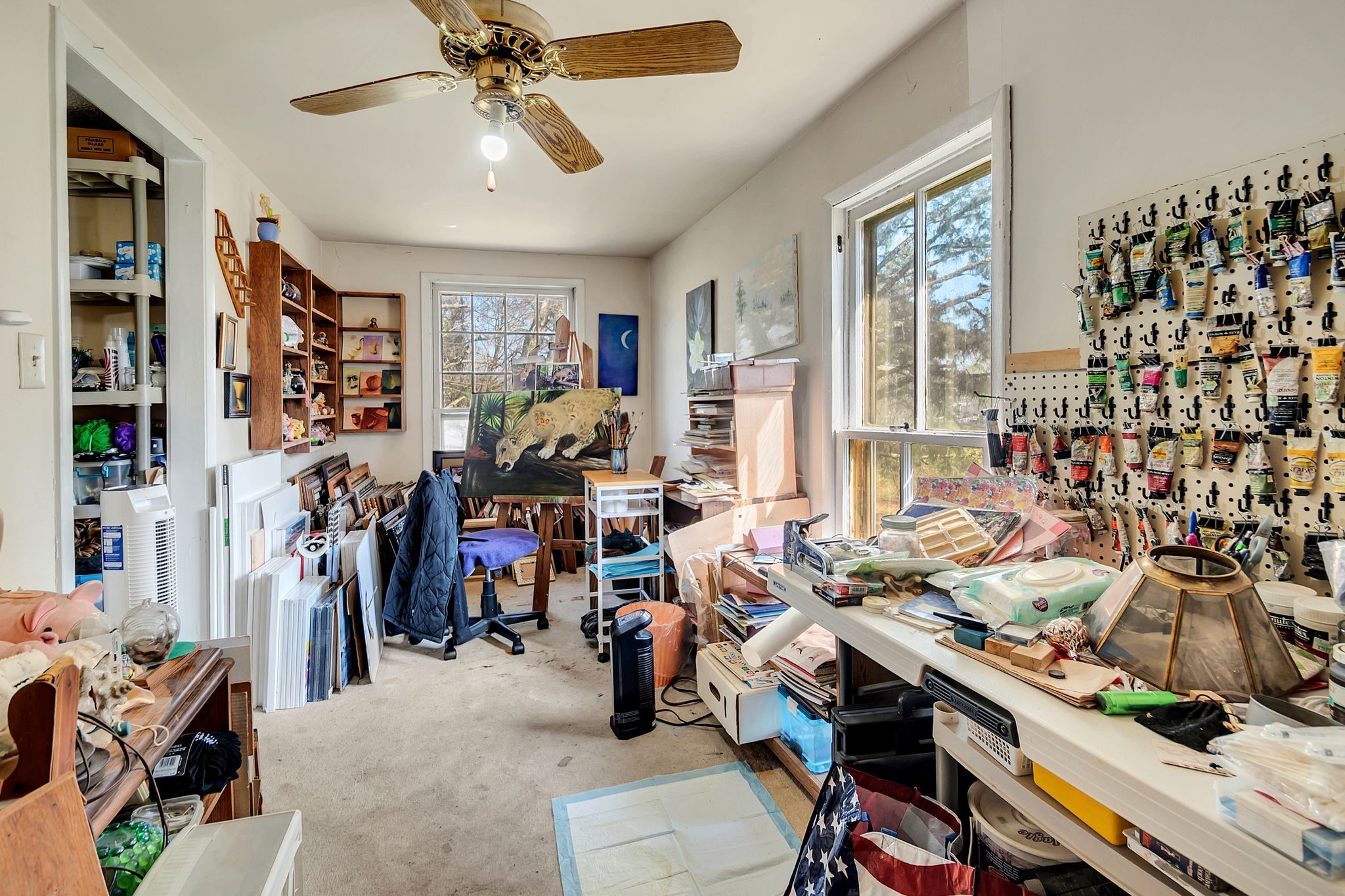 26454 Austin Whitt Road Ardmore, TN 38449 - Photo 34 of 49 a view of a workspace with furniture and a window
