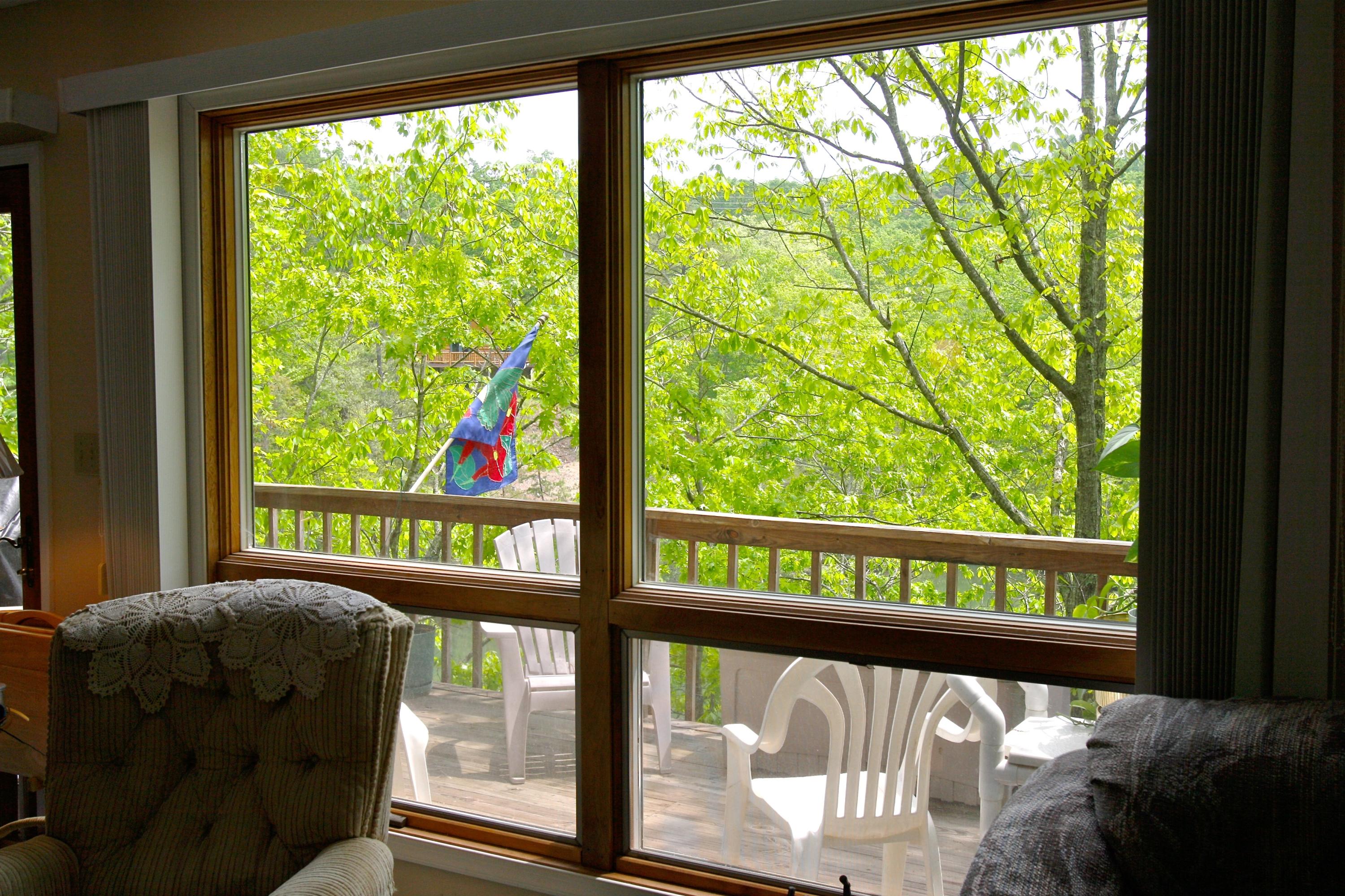 128 Thunder Ridge Road Huddleston, VA 24104 - Photo 20 of 88 Reflection to Deck!