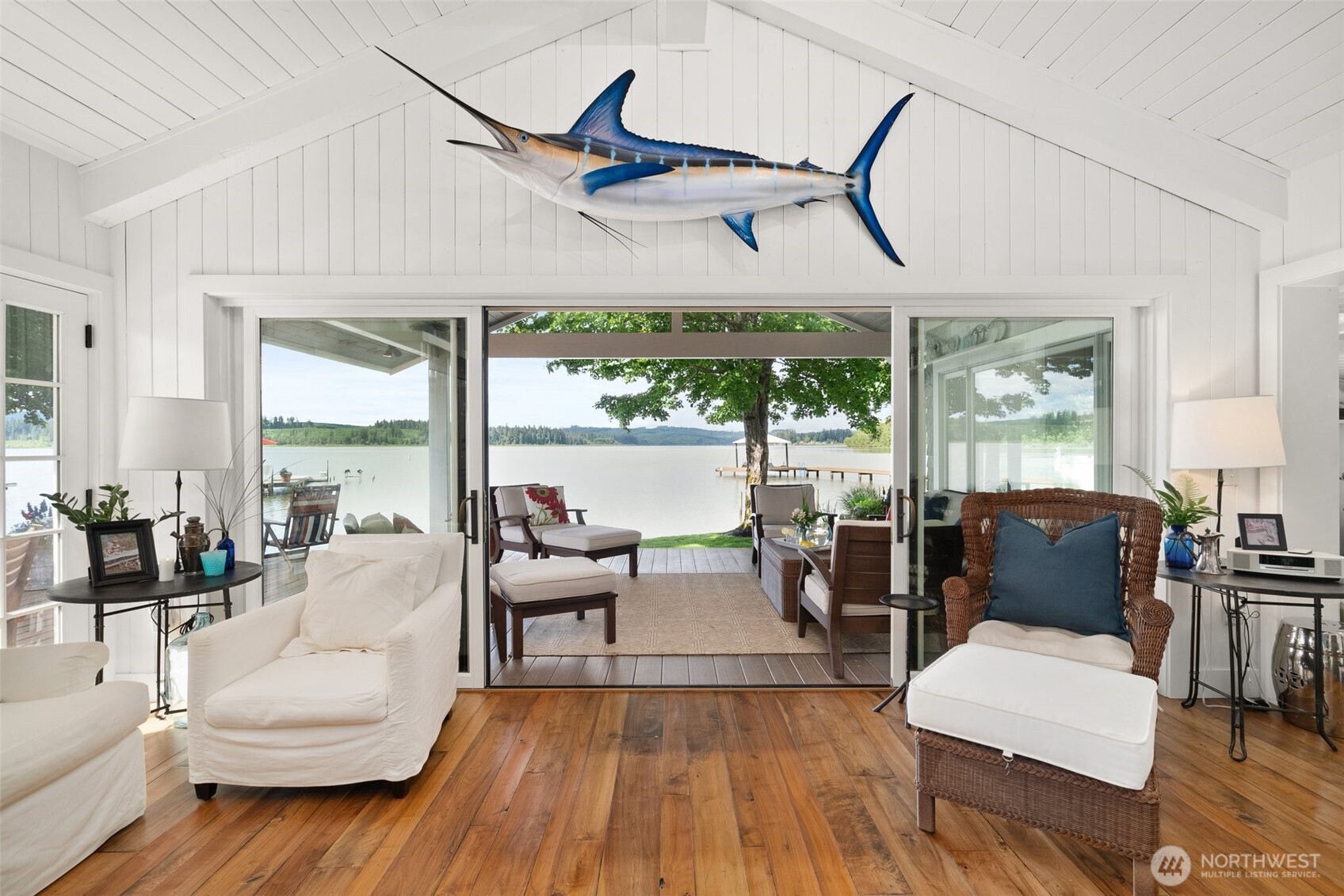 412 Streeter Road Silverlake, WA 98645 - Photo 11 of 40 a living room with furniture and a large window