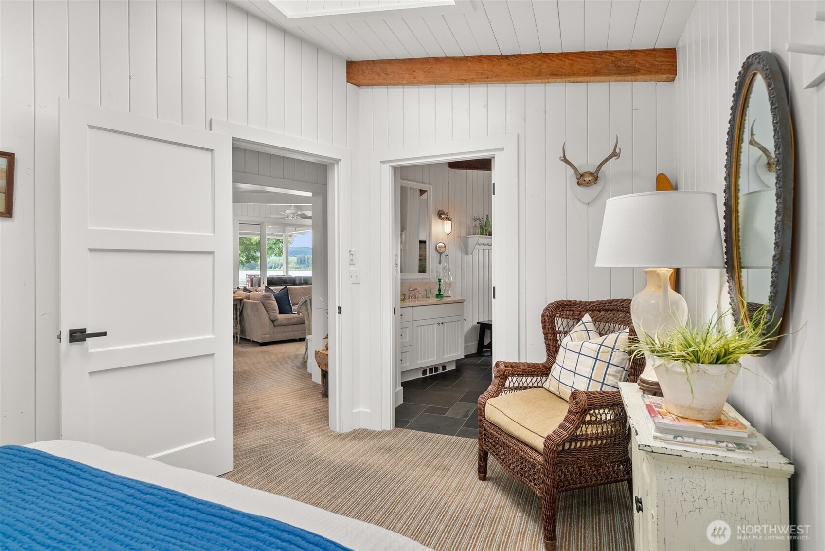 412 Streeter Road Silverlake, WA 98645 - Photo 21 of 40 a living room with furniture and a wooden floor