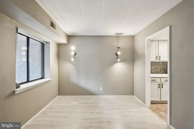 a view of empty room