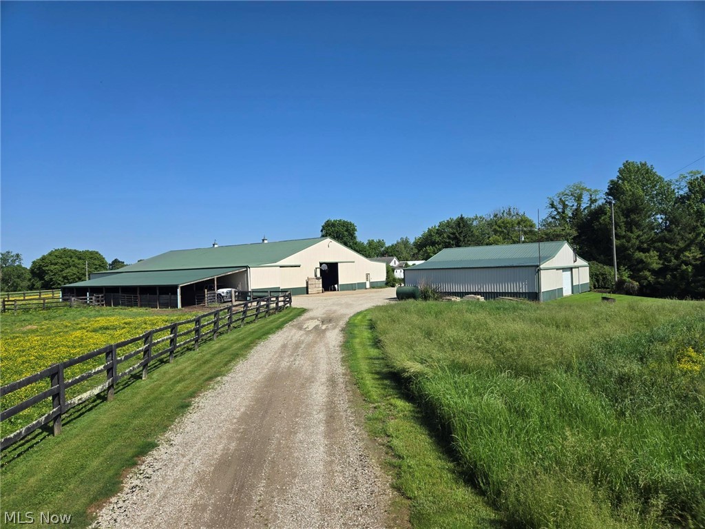 5209 Hanson Hill Road Stockport, OH 43787 - Photo 22 of 44 Driveway, Barn & Garage