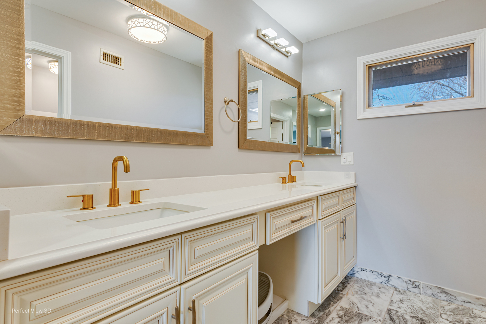 3811 Mission Hills Road Northbrook, IL 60062 - Photo 18 of 26 a bathroom with a sink and a mirror