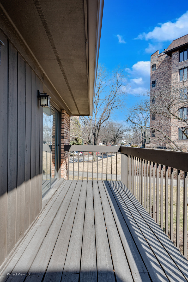 3811 Mission Hills Road Northbrook, IL 60062 - Photo 26 of 26 a view of balcony with wooden floor