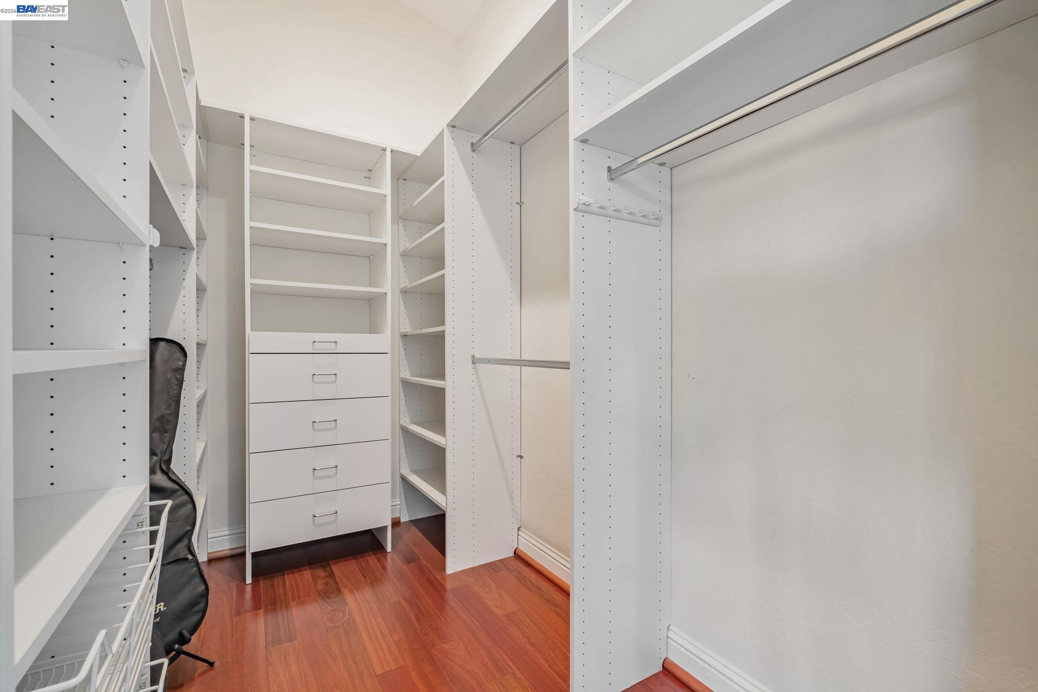 41794 Vargas Road Fremont, CA 94539 - Photo 42 of 60 a view of walk in closet with empty racks