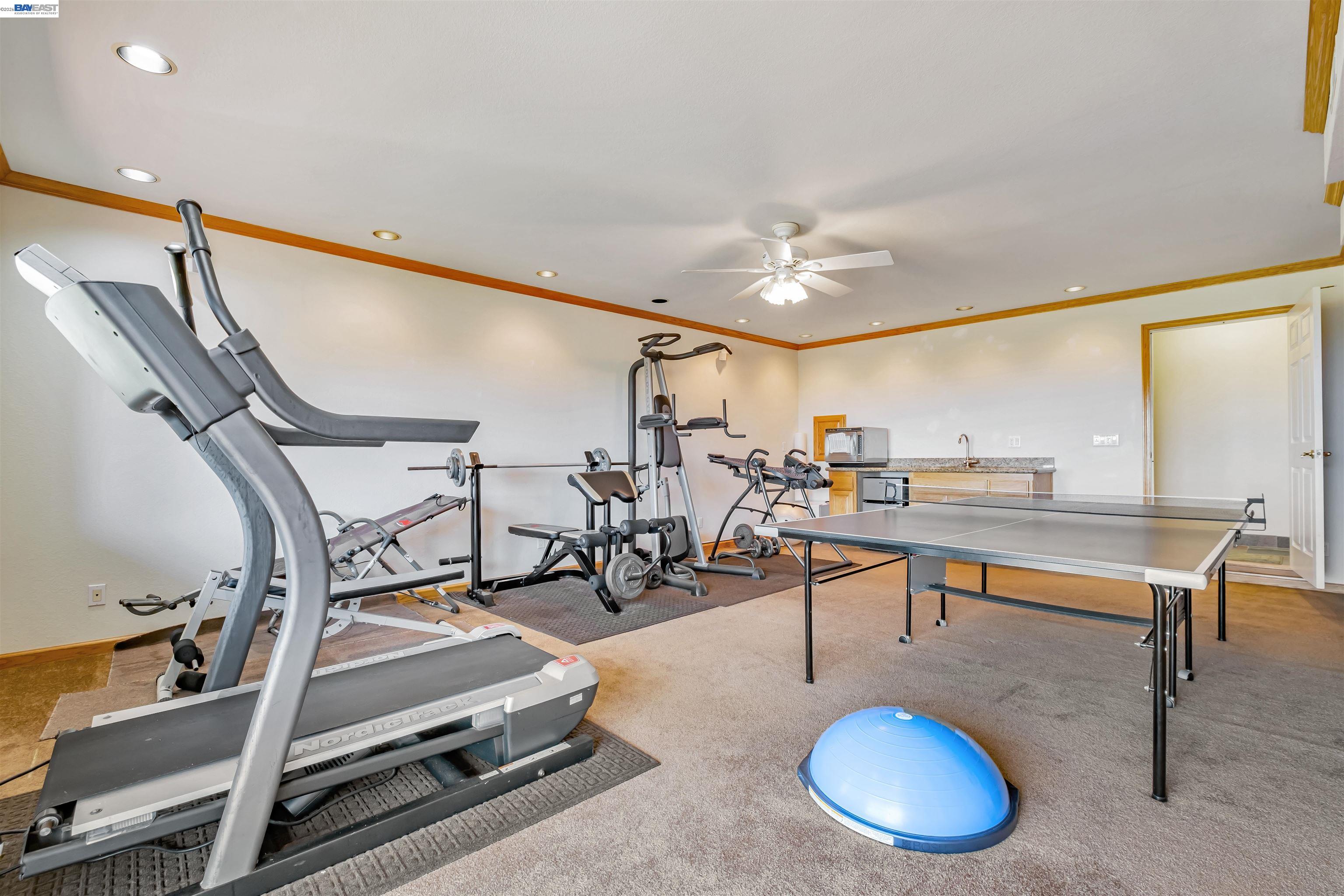 41794 Vargas Road Fremont, CA 94539 - Photo 52 of 60 a room with gym equipment