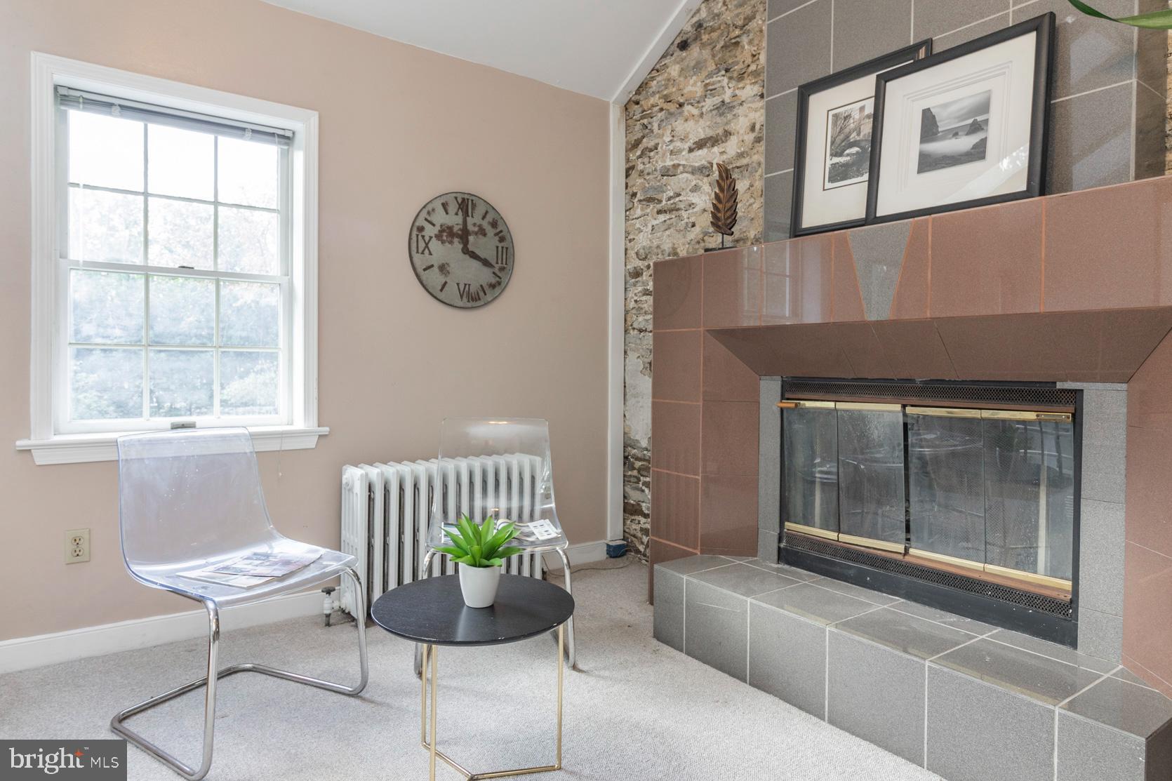 276 Stump Road North Wales, PA 19454 - Photo 62 of 71 Loft Marble Fireplace inside Atrium