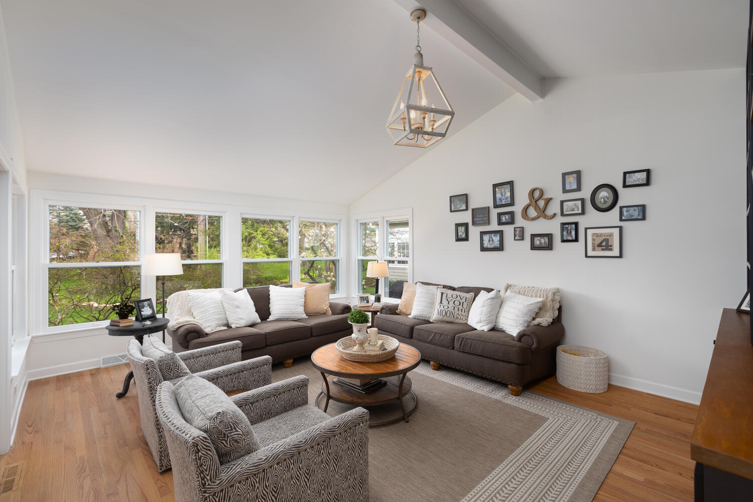 1029 Anne Road Naperville, IL 60540 - Photo 9 of 48 a living room with furniture and a large window