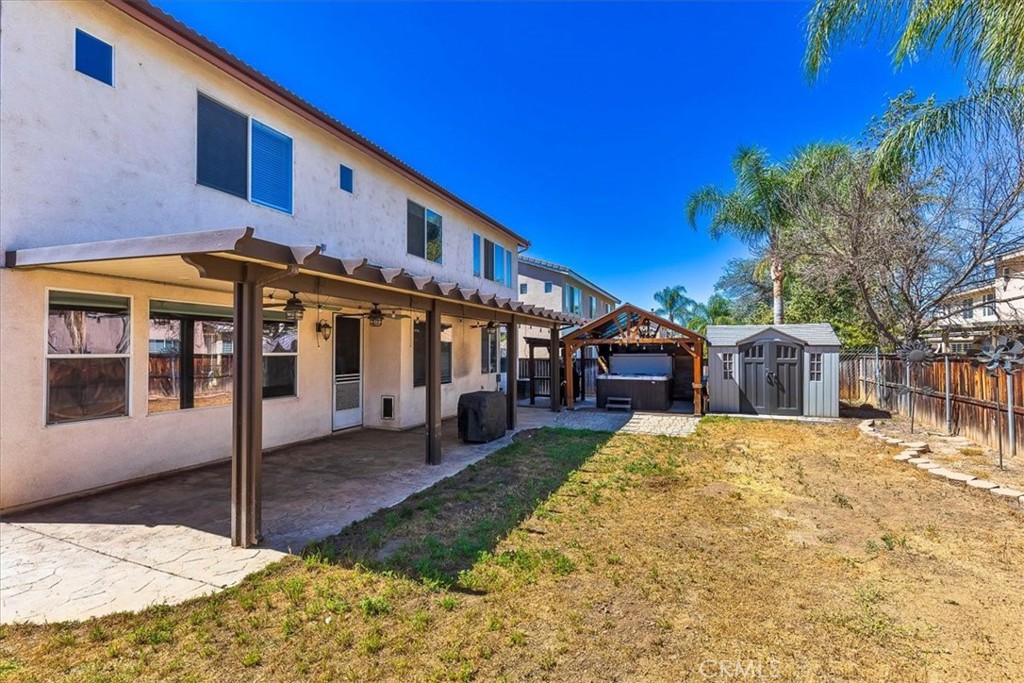 31982 Genoa Street Winchester, CA 92596 - Photo 43 of 49 Spa, gazebo and shed included or could be removed.