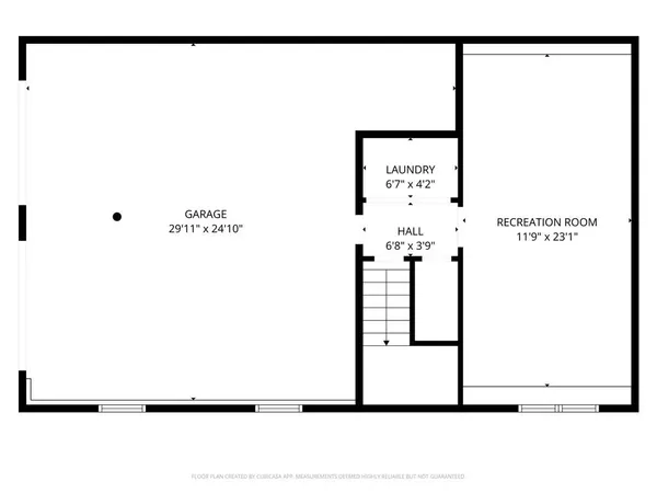 a picture of a room with a floor to door