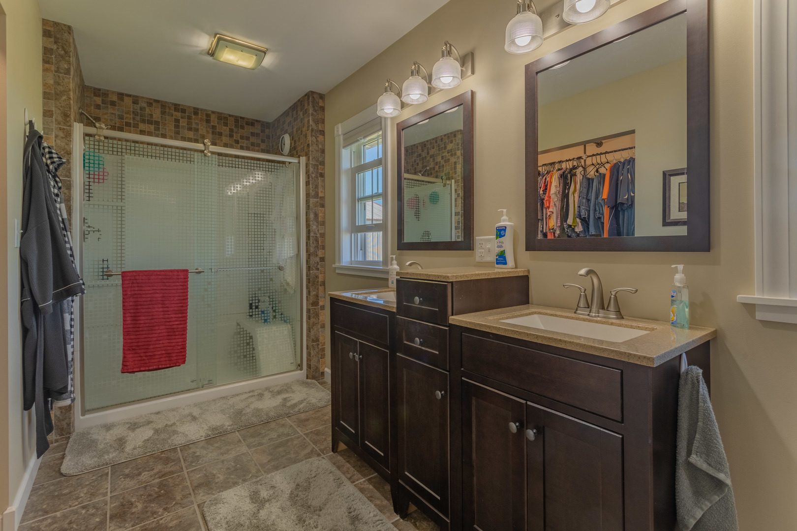 3332 South Kings Road Rochelle, IL 61068 - Photo 22 of 48 a bathroom with a sink vanity and mirror