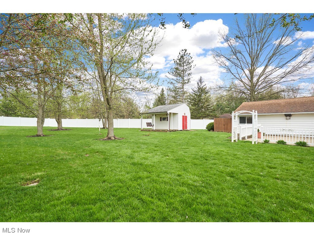 4219 Stow Road Stow, OH 44224 - Photo 2 of 19 LARGE, Flat backyard is fully fenced!