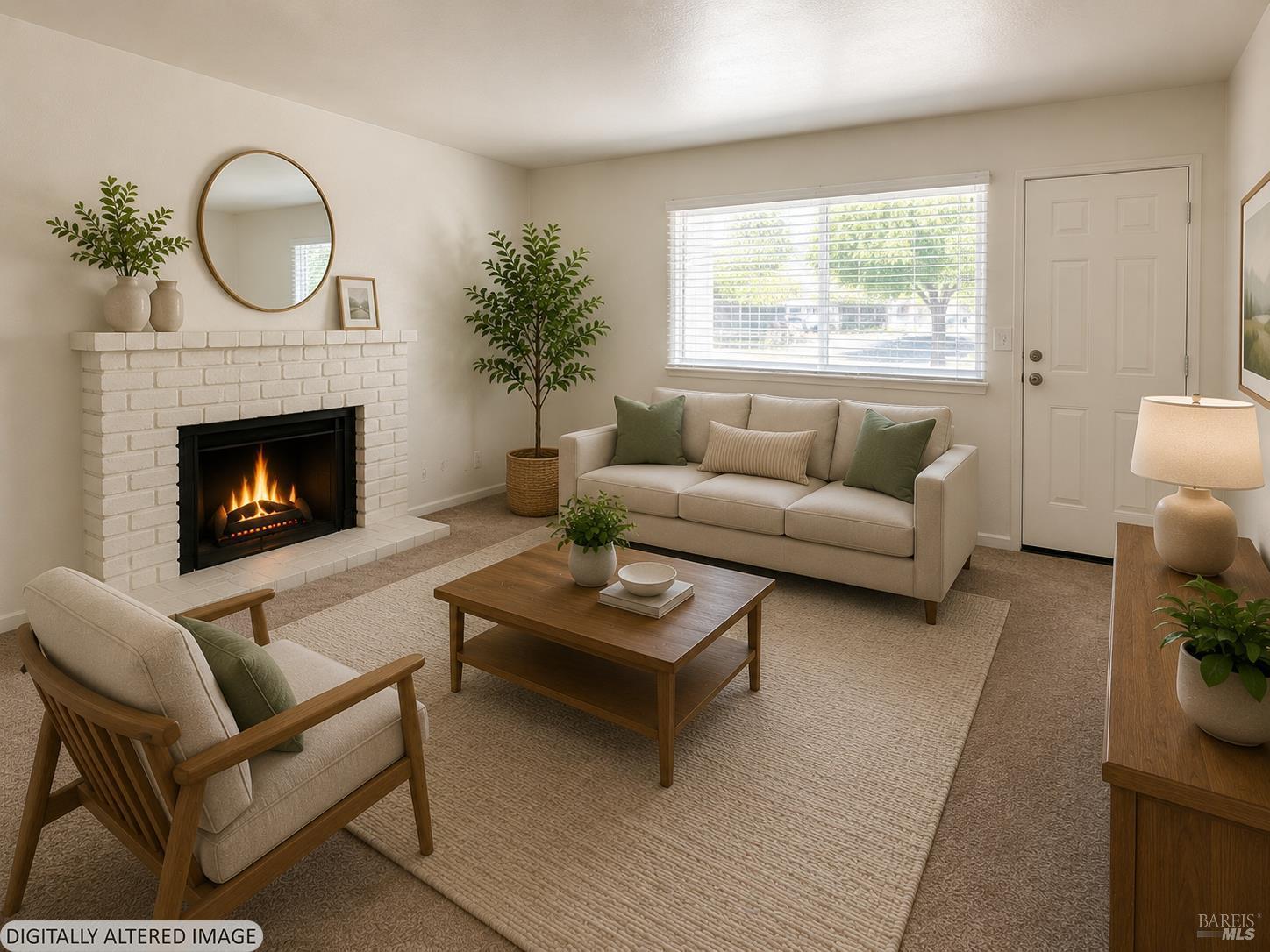 1558 West 3rd Street Santa Rosa, CA 95401 - Photo 3 of 27 Virtually staged living room.