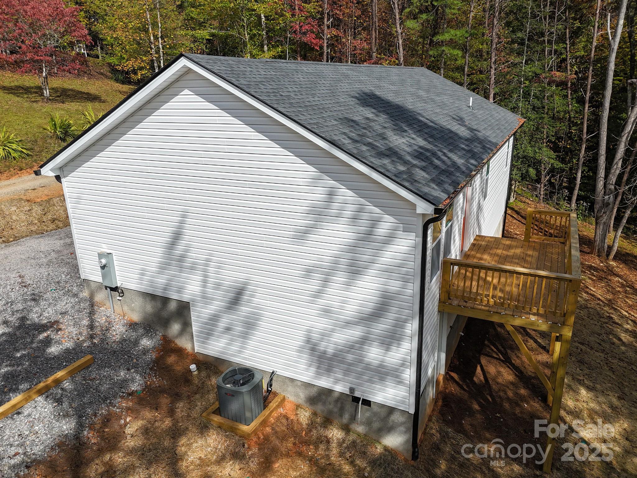 145 Burley Ridge Candler, NC 28715 - Photo 35 of 43 a view of backyard of house