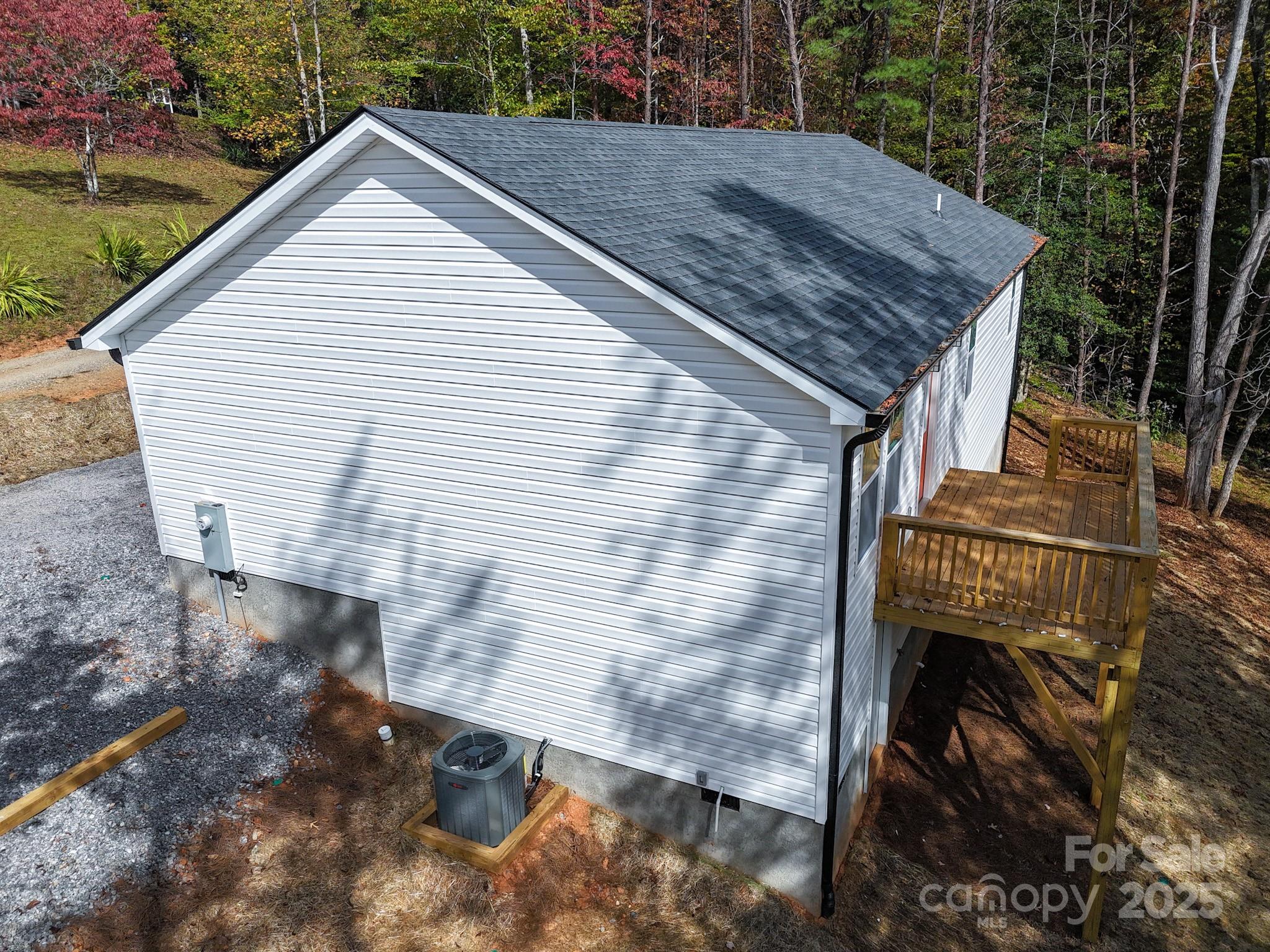 145 Burley Ridge Candler, NC 28715 - Photo 5 of 43 a view of backyard of house