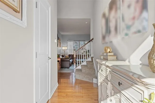 a view of a living room and a livingroom with furniture