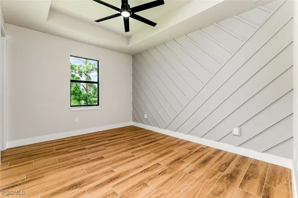 wooden floor in an empty room